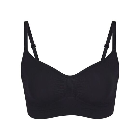 SKIMS seamless sculpt bralette size Small in the color Onyx - Picture 1 of 3